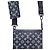 Louis Vuitton Portafoglio indossabile Gascan Monogram Shadow blu inchiostro e bianco