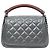 Chanel Graue Flap-Bag mit Kette Braun - Ansicht 3