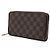 Louis Vuitton Cartera Larga Zippy de Lona Negro - vista 3