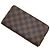 Louis Vuitton Cartera Larga Zippy de Lona Negro - vista 9