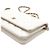 Wallet On Chain Chanel Borsa a tracolla e borsa a spalla con catena CC dorata Bianco - vista 10