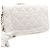 Wallet On Chain Chanel Borsa a tracolla e borsa a spalla con catena CC dorata Bianco - vista 11