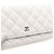Wallet On Chain Chanel Borsa a tracolla e borsa a spalla con catena CC dorata Bianco - vista 12