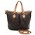 Louis Vuitton Borsa Tote e Borsa a Spalla in Tela Monogram Palermo PM Multicolore