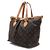 Louis Vuitton Borsa Tote e Borsa a Spalla in Tela Monogram Palermo PM Multicolore - vista 2