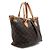 Louis Vuitton Borsa Tote e Borsa a Spalla in Tela Monogram Palermo PM Multicolore - vista 3