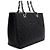 Chanel Borsa a Spalla Grand Shopping Caviar Black Silver Chain Nero - vista 3