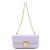 Céline Clutch a tracolla lavanda chiaro con catena dorata Porpora