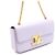Céline Clutch a tracolla lavanda chiaro con catena dorata Porpora - vista 3