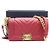 Chanel Borsa a tracolla e crossbody Red Chevron Boy piccola con catena dorata Rosso