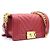 Chanel Borsa a tracolla e crossbody Red Chevron Boy piccola con catena dorata Rosso - vista 4