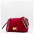 Jimmy Choo Borsa a tracolla Star in velluto trapuntato con catena Rosso - vista 3