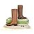 Gucci Botas de cuero con hebilla Multicolor - vista 2