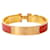 Hermès Bracciale Pink Click Clack Gold Rosa - vista 3