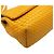 Bottega Veneta Borsa a tracolla con patta in nappa Intrecciato giallo - vista 9
