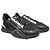 Fendi Sneakers basse in nylon e pelle nera Flow Nero