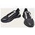 Fendi Sneakers basse in nylon e pelle nera Flow Nero - vista 3