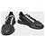 Fendi Sneakers basse in nylon e pelle nera Flow Nero - vista 4