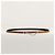 Ring Hermès Cinturón de cuero reversible para mujer Noir Gold Dorado - vista 3