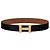 Hermès Reversible Leather Strap Belt Gold Buckle Multiple colors