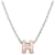Hermès Collier Mini Popashu Rose Argenté Draje  - vue 1