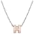 Hermès Collier Mini Popashu Rose Argenté Draje  - vue 2