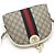 Gucci Borsa a tracolla GG Supreme Ophidia Marrone - vista 3