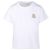 Moncler Damen T-Shirt aus Baumwolle mit Logo Weiß Silber - Ansicht 2