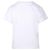 Moncler Damen T-Shirt aus Baumwolle mit Logo Weiß Silber - Ansicht 3