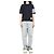 Thom Browne Kurzärmeliges T-Shirt für Damen Blau - Ansicht 5