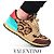 Valentino Rockstud Leopard Suede Running CMQ Multicolore