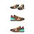 Valentino Rockstud Leopard Suede Running CMQ Multicolore - vista 3