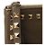 Valentino Clutch Rockstud con tracolla Large Marrone - vista 4