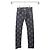 Versace Pantaloni in denim nero con logo Medusa Multi Lettering Blu