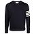 Thom Browne Diagonalstrick aus Merinowolle Braun - Ansicht 2