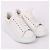 Tênis Oversized Hologram Alexander McQueen Branco - vista 4