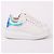 Tênis Oversized Hologram Alexander McQueen Branco - vista 6