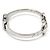 Gucci Relógio de aço com pulseira de bracelete e quartzo Prata - vista 3