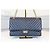 Chanel Serie Vintage Large Chevron Navy Blu - vista 17