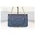Chanel Serie Vintage Large Chevron Navy Blu - vista 2