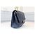 Chanel Serie Vintage Large Chevron Navy Blu - vista 5