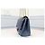Chanel Serie Vintage Large Chevron Navy Blu - vista 7
