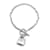 Hermès Pulsera Kelly Amulet en plata  - vista 1