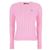 Ralph Lauren Strickpullover aus Pima-Baumwolle mit Zopfmuster und Pony-Logo Pink - Ansicht 4