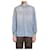 Prada Camicia in gabardine Blu  - vista 5