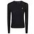 Ralph Lauren Pima-Baumwoll-Zopfstrick mit besticktem Pony-Logo Schwarz