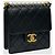 Chanel Vintage Pearl Flap Crossbody Bag Black Schwarz - Ansicht 10