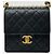 Chanel Vintage Pearl Flap Crossbody Bag Black Schwarz - Ansicht 2