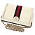 Gucci Borsa a Spalla Ophidia GG Gold Logo Chain Bianco - vista 3