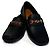 Gucci Scarpe da guida Web Black Multicolore